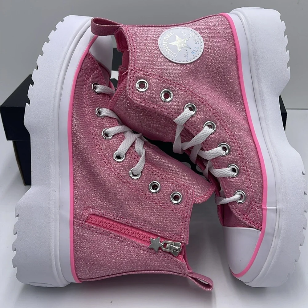 Converse WMNS A05230C
CTAS LUGGED LIFT HI OOPS PINK/WHITE/BLK Platform Sneakers - Picture 10 of 16
